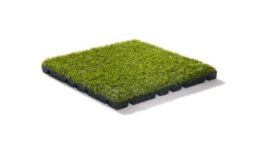 Artificial grass tile